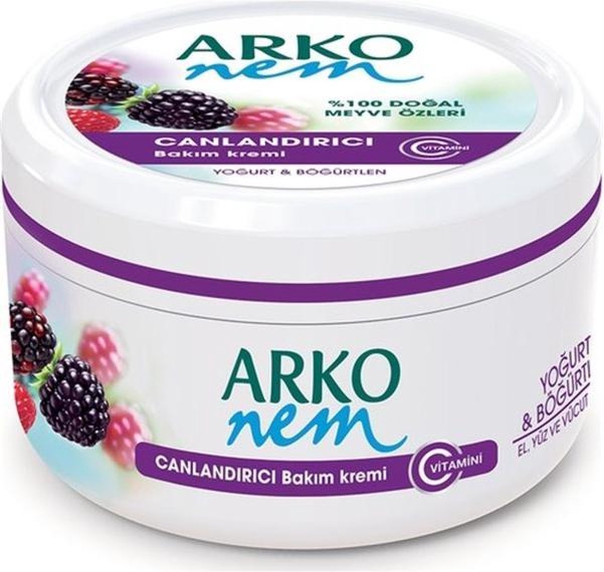 ARKO Handcreme Yoghurt Blackberry 300ml