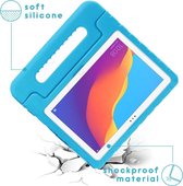 iMoshion Tablet Hoes Kinderen Geschikt voor Huawei MediaPad T5 10.1 inch - iMoshion Kidsproof Backcover met handvat - Blauw