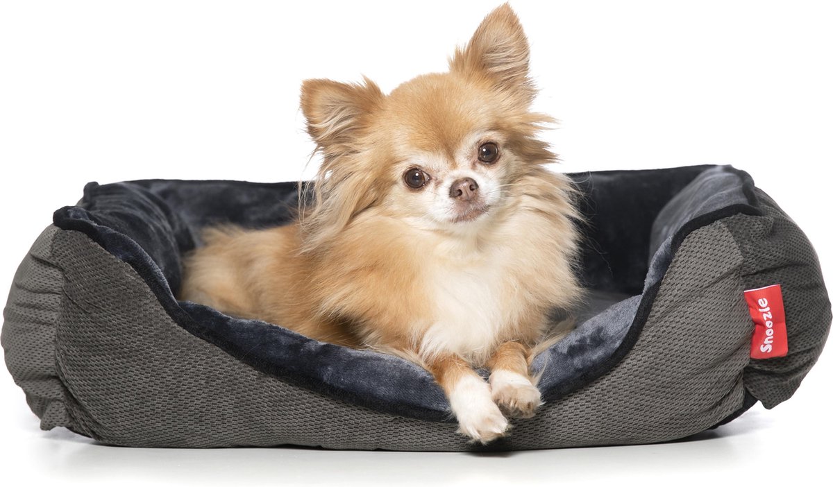Snoozle Donut Hondenmand - Zacht en Luxe Hondenkussen - Hondenbed - Wasbaar - Hondenmanden - 60cm