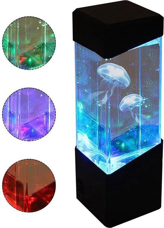 Jellyfish Lavalamp – Led lamp – Kwallen lamp – 6 kleuren | bol.com