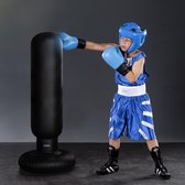 MikaMax Opblaasbare Mini Boksbal Voor Kinderen - Bokszak Met Stevig Vulbare Voet - 103 cm