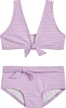 Beachlife Lilac Check bikini set Meisjes - Maat 110/116 -  4-6 jaar