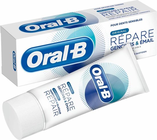 Rauw omverwerping Onderling verbinden Oral-B Tandvlees & Glazuur Repair Origineel - Voordeelverpakking 12x75 ml -  Tandpasta | bol.com