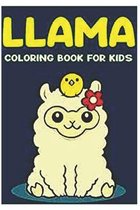 llama coloring book for kids