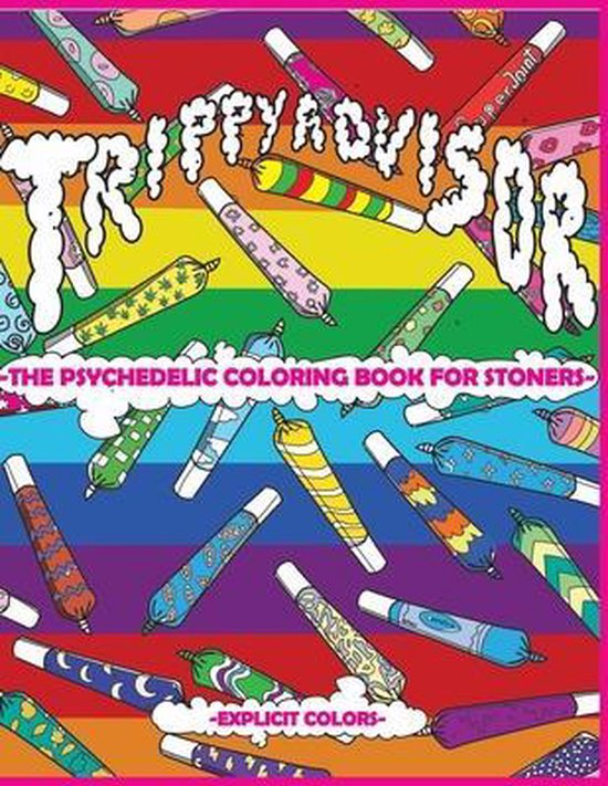 Stoner Activity Book - Psychedelic Colouring Pages, Word Searches, Trippy  Mazes & More For Stress Relief & Relaxation