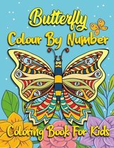 Butterfly Colour By Number Coloring Book For Kids