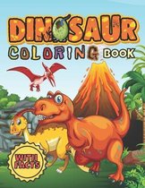 Dinosaur Coloring Book with Facts