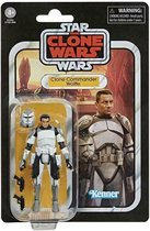 HASBRO Star Wars The Vintage Collection Clone Commander Wolffe Figure
