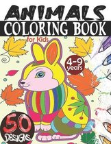 Animals Coloring Book for Kids 4-9 years