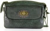 Bear Design Groen Lederen schoudertasje Sola 4846