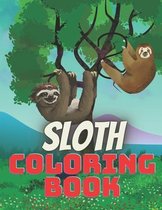 Sloth Coloring Book
