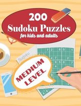 200 Sudoku Puzzles for Kids and Adults