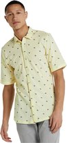 OnsCuton SS Knitted pique AOP Shirt - Yellow - L