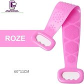 Rugborstel Rug Scrubber Borstel Massageborstel Bad Douche - Roze