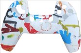 playstation 5 controller hoes - White Mess - ps5 controller - playstation 5 controller -  playstation 5 - ps5 accessoires - playstation 5 controller hoesje - playstation 5 controll