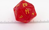 PolyHero D20 Orb - Dragonfire & Brimstone