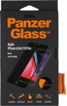 PanzerGlass Premium Screenprotector voor iPhone 8 Plus / 7 Plus / 6(s) Plus - Zwart beschermglas scherm protector glaasje origineel