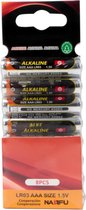 Batterij - Aigi Sio - AAA/LR03 - 1.5V - Alkaline Batterijen - 8 Stuks - BES LED