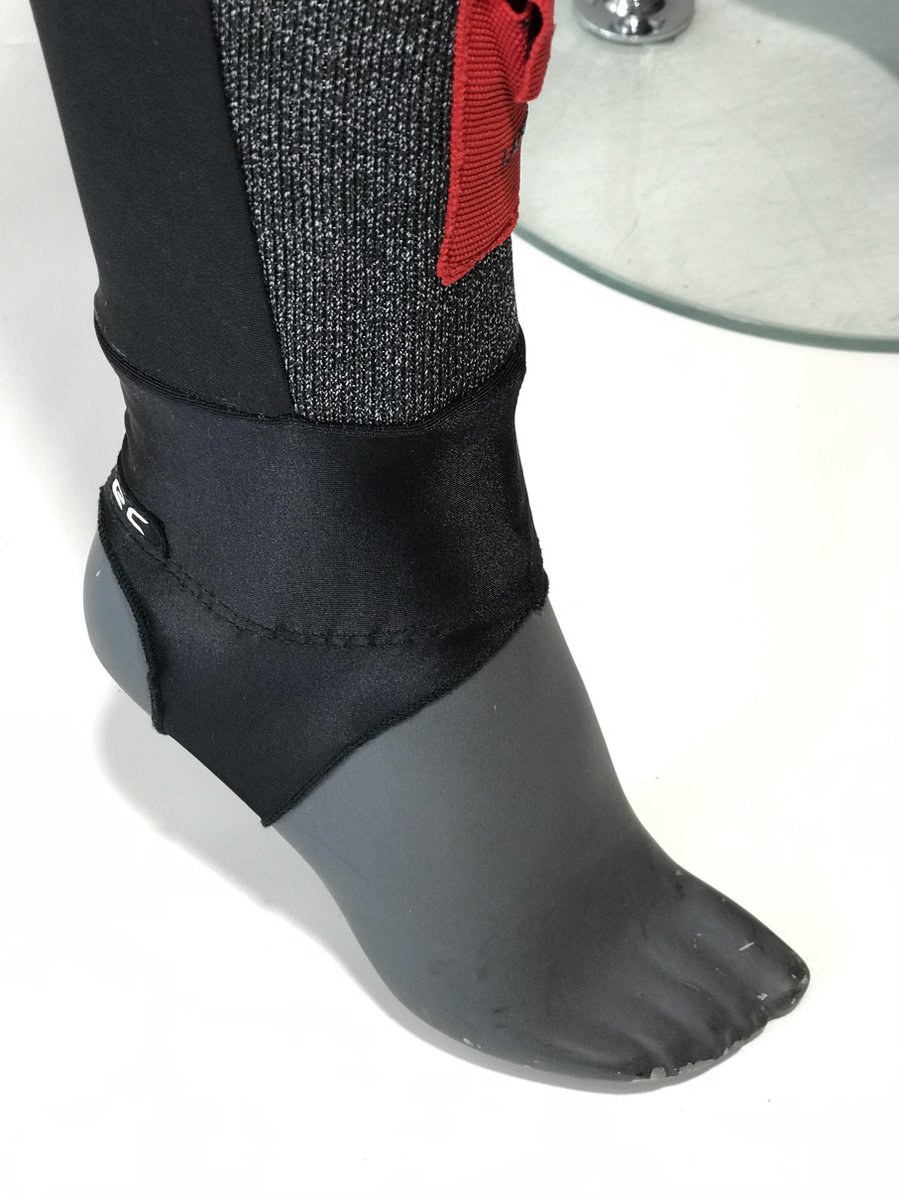 Icetec | Snijvaste Scheen-/Enkelbeschermers - in de schoen - L/XL - Dyneema - Schaatsen