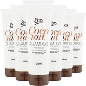 Etos Shampoo Kokos - tegen droog en beschadigd haar - 6 x 250 ml