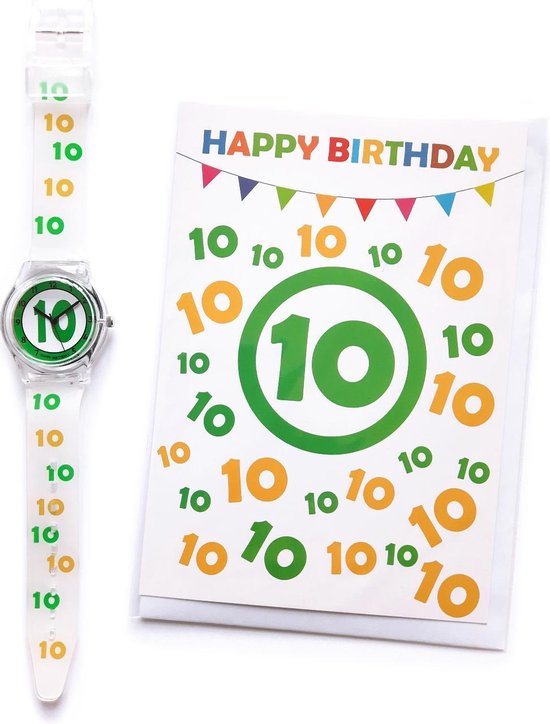 Bol Com Verjaardag Horloge Kind 10 Jaar The Original Happy Birthday Watch Happy Birthday Horloge Kind 10 Jaar