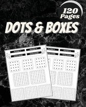 Dots and Boxes: Dot to Dot Grids Game of Dots Marble Cover Design