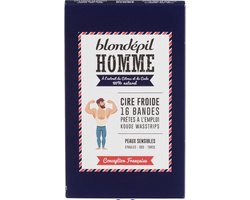 Blondépil Homme Koude Wasstrips - was strips mannen - ontharen