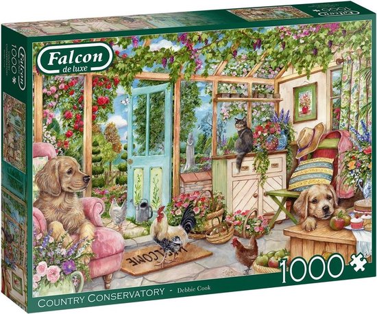 Executie Taille achterzijde Falcon puzzel Country Conservatory - Legpuzzel - 1000 stukjes | bol.com
