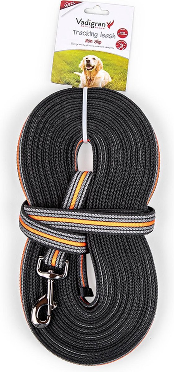 Dierenbenodigdheden Vadigran Trainingslijn Nylon Oranje 15Mx25Mm