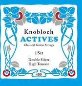 Snarenset klassieke gitaar Knobloch 400KAN Double Silver High Tension