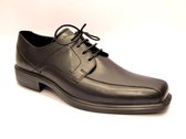 Ecco Heren Veterschoen Johannesburg - 623544-01001 Zwart - Maat 45