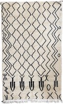 Handgeweven Berber Tapijt ''Beni Ourain'' - 160 x 270 cm - Uniek en handgemaakt - Hoogpolig