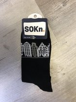SOKn. trendy sokken "Grachtenpand" maat 40-46  (Ook leuk om kado te geven !)