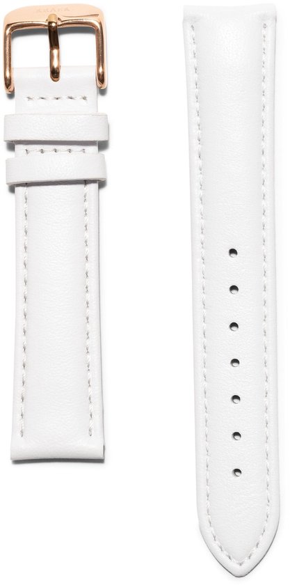 KRAEK Or Rose Blanc - bracelet de montre - 18 mm