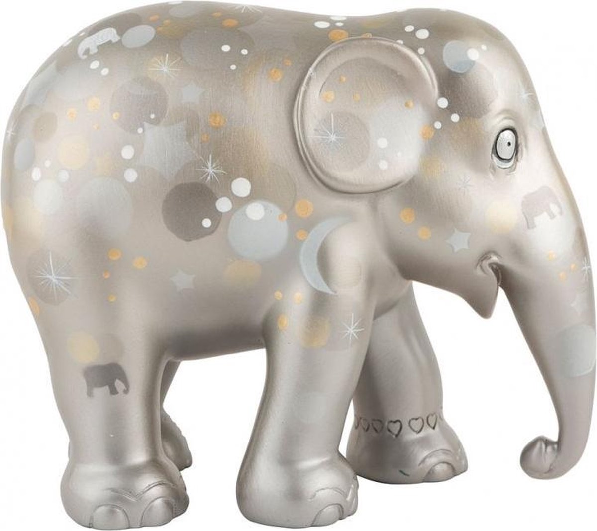 Elephant Parade Sparkling Celebration Silver 15cm Handgemaakt Olifantenstandbeeld Multi