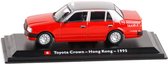 Toyota Crown Hong Kong 1995 (Taxi) (Rood) 1/43 Atlas - Modelauto - Schaalmodel - Modelauto - Miniatuurauto - Miniatuur autos
