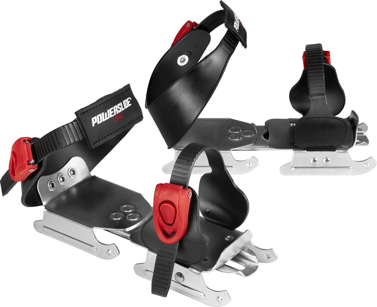 Powerslide Schaatsijzer – Maat 24-28Kinderen – zwart/rood/zilver Maat: 24-31
