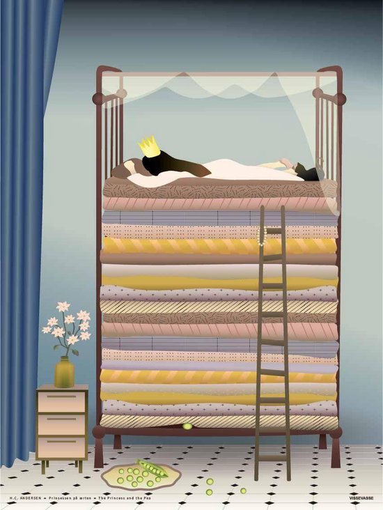 ViSSEVASSE The Princess And The Pea - Poster - M