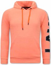 Oversized Hoodie Heren - Orange