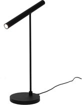 Tafellamp Harper Zwart - hoogte 53cm - LED 6W 2700K 630lm - Sensor schakelaar - IP20 - Dimbaar > tafellamp zwart | leeslamp zwart | bureaulamp zwart | designlamp zwart | sensorlamp