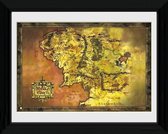 Gb Eye Poster In Lijst Lord Of The Rings Middle Earth 30 X 40 Cm