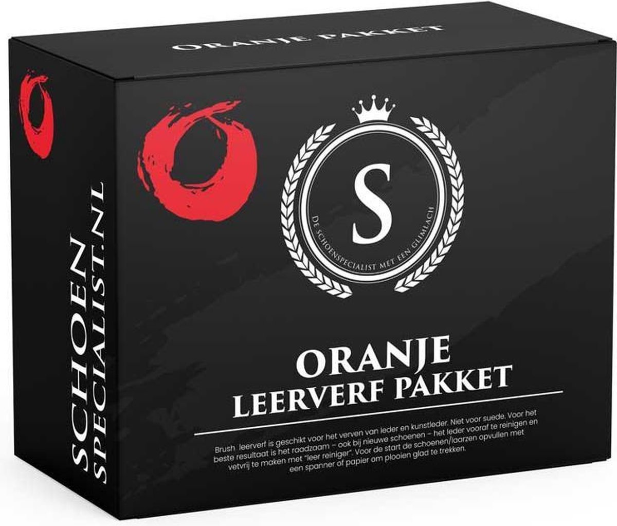 Brush leerverf pakket - 018 Oranje