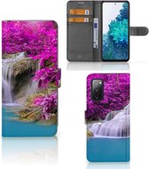 Wallet Bookcase Geschikt voor Samsung Galaxy S20FE Telefoonhoesje Waterval