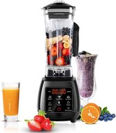 TechU™ Multifunctionele Blender – 6 standen – Smoothies, IJs, Soep, Sorbet, Saus en Kruiden Malen – RVS Keukenmachine