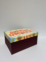 Opbergdoos met origineel drukwerk