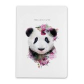 Luxury Panda Notebook - Bullet journal - Dagboek - A5 - Gelineerd