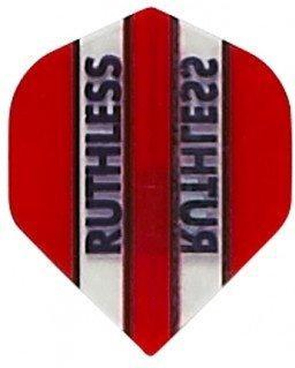 Ruthless Transparant Red - Dart Flights