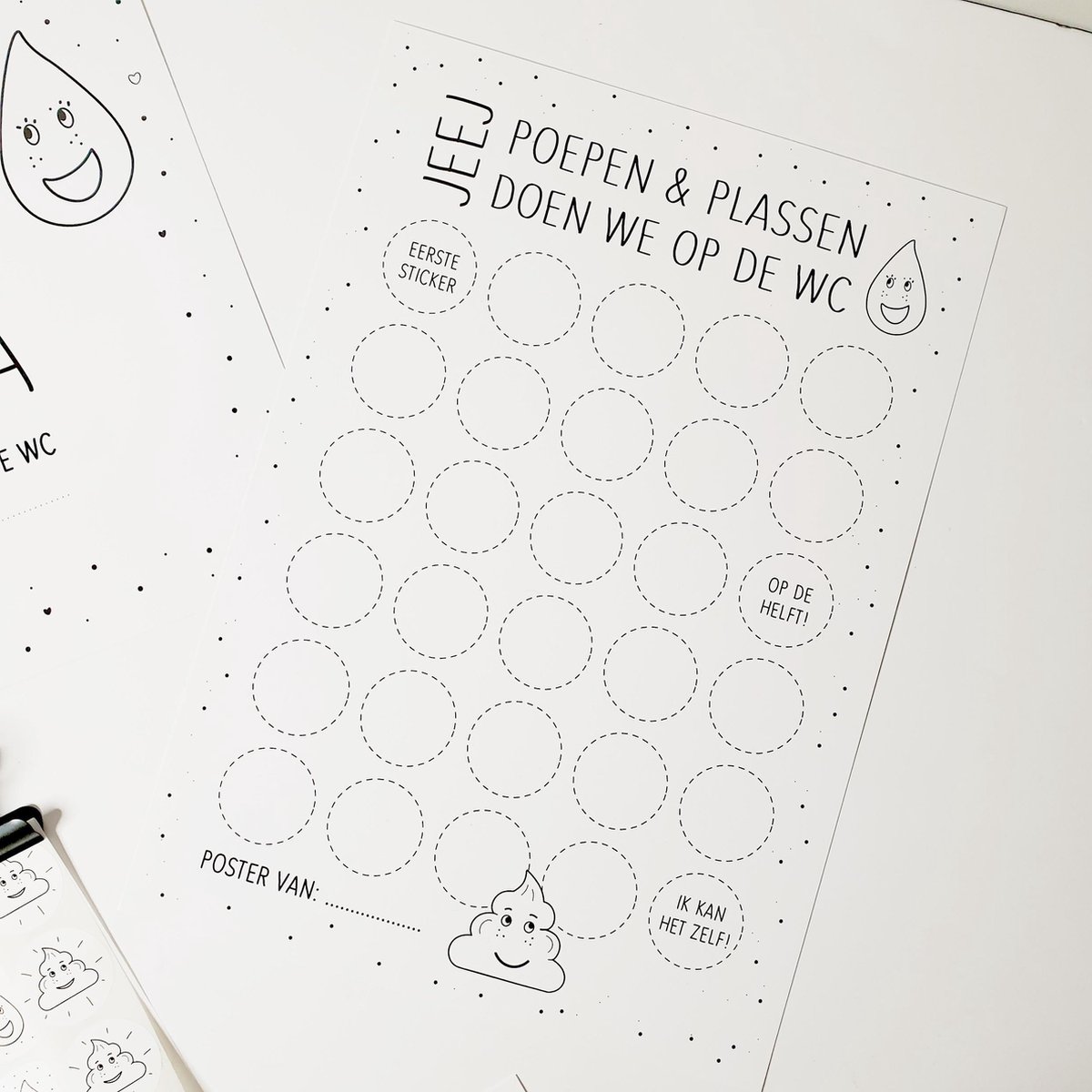 Zindelijkheidstraining Beloningsgrafiek voor Peuter met 315 stuks zindelijkheidstraining stickers 17 stuks stickerkaart voor meisjes zindelijkheidstraining beloningsstickers voor toilettraining