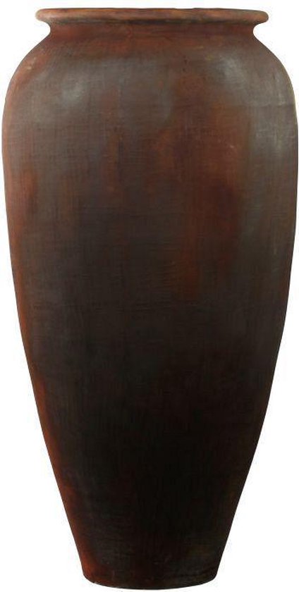 Breeze Corten Rust - 82×158 cm hoog Ronde Bloempot - Exclusieve Bloembak |