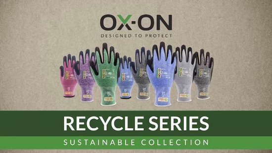OX-ON Recycle Comfort 16301 duurzame tuinhandschoen - maat L/9